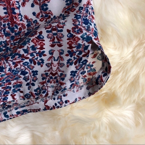 Rebecca Taylor Silk Paisley Printed Shorts 10 - Picture 3 of 6